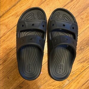 CROCS Kids Black Slide Sandals